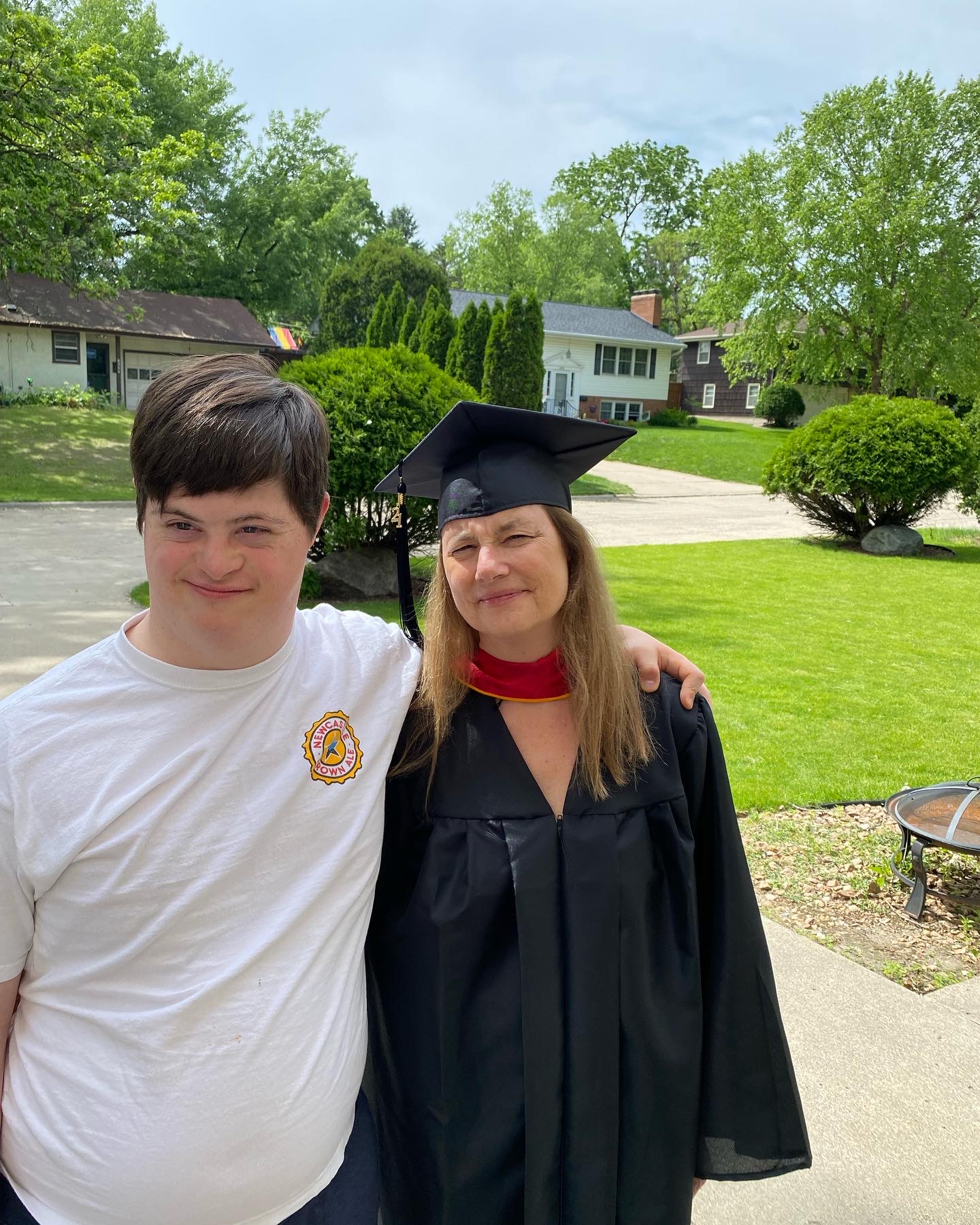 Nicky and Sheila Graduation picture