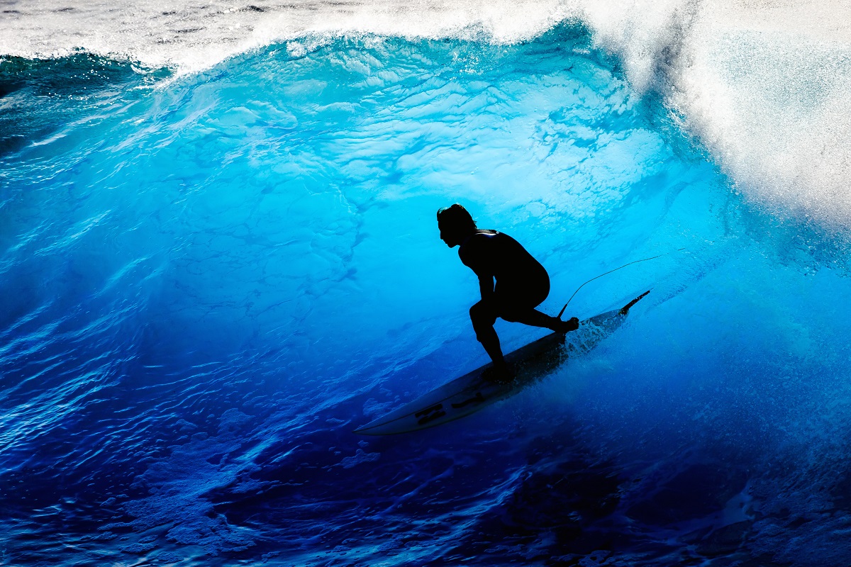 Silhouette Surfer